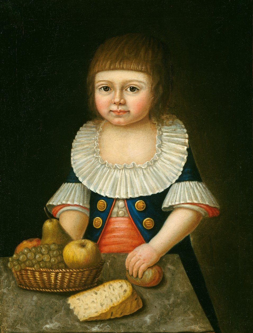 フルーツバスケットを持つ少年、c。 1790年。 作： 不明