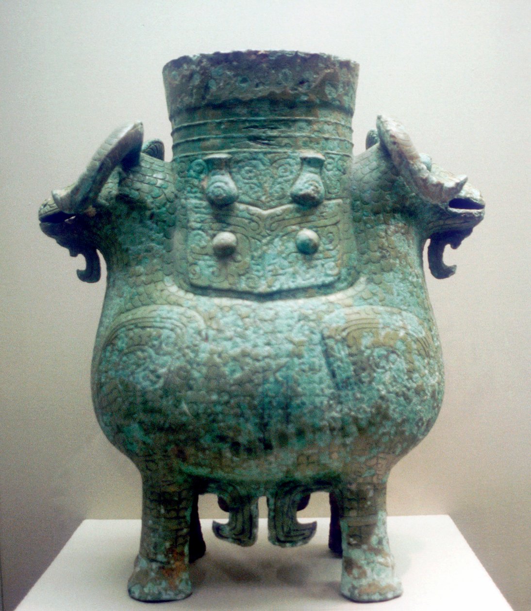 ブロンズの儀式の器、シャン王朝、中国、紀元前12世紀 作： 不明