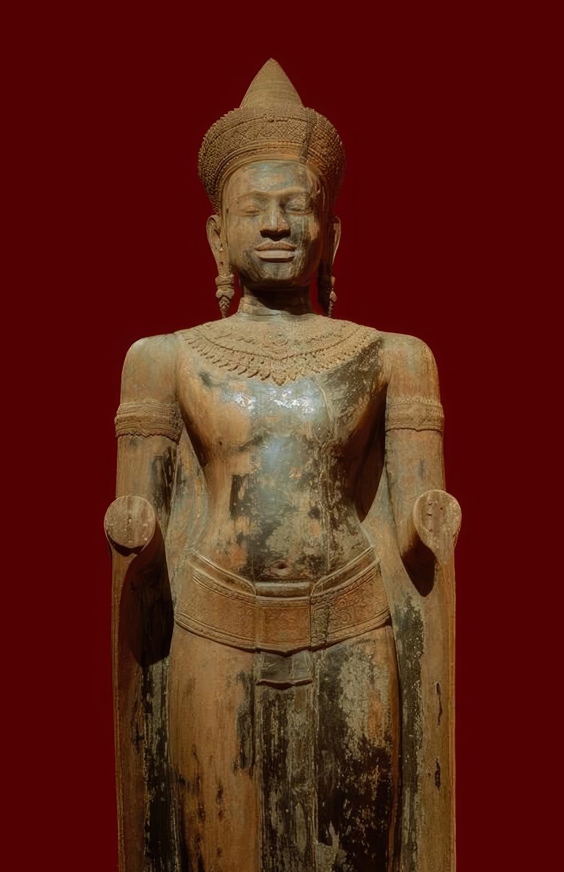 仏像 クメール美術、ポスト・アンコール期、16世紀 作： 不明