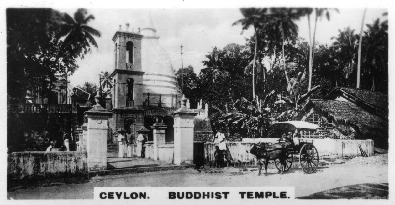 仏教寺院、セイロン、c1925 作： 不明