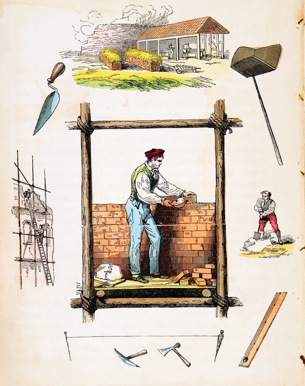 建設業、c1845 作： 不明
