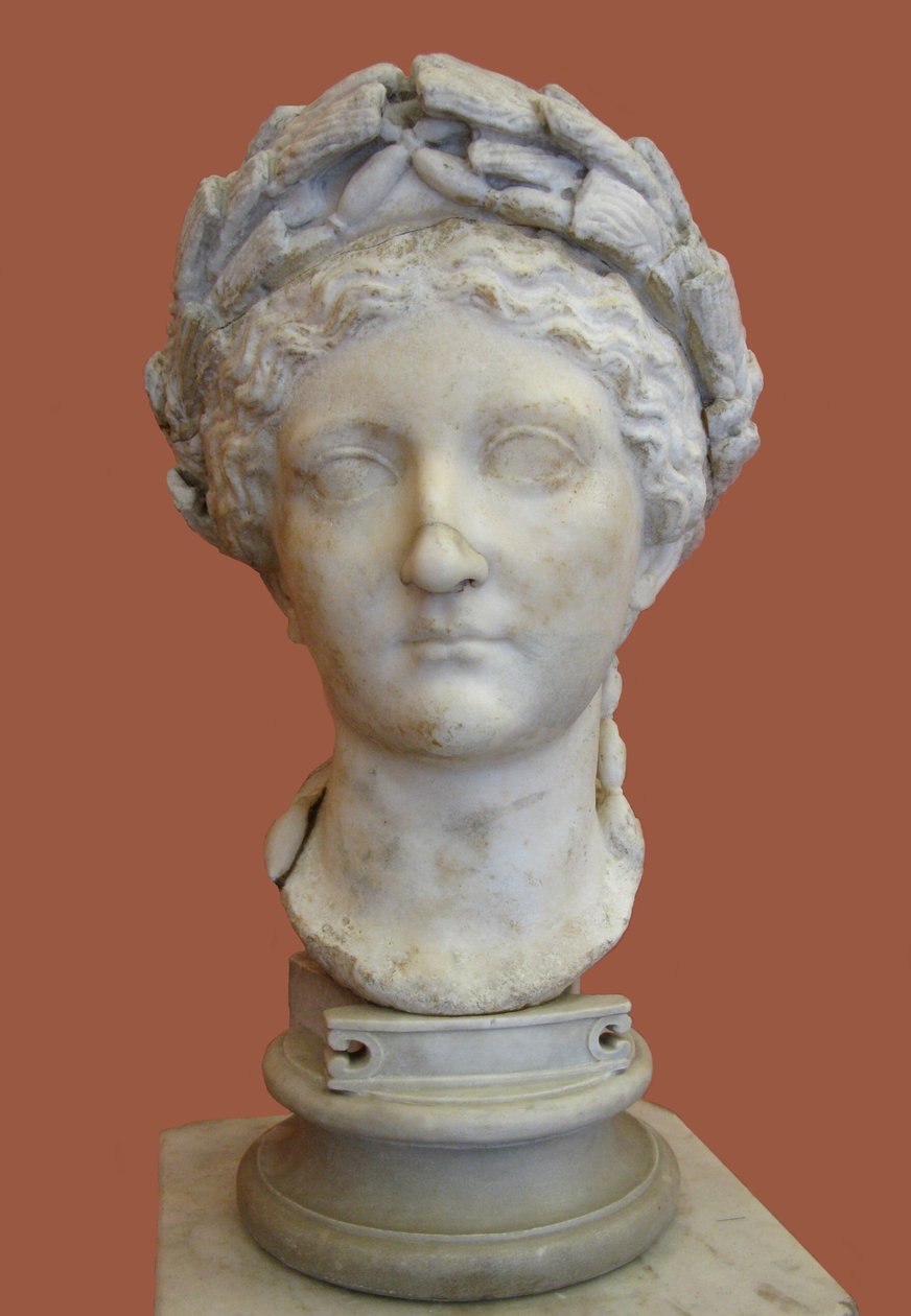リヴィア・ドルシージャの胸像、1st H. 1st cen。広告 作： 不明