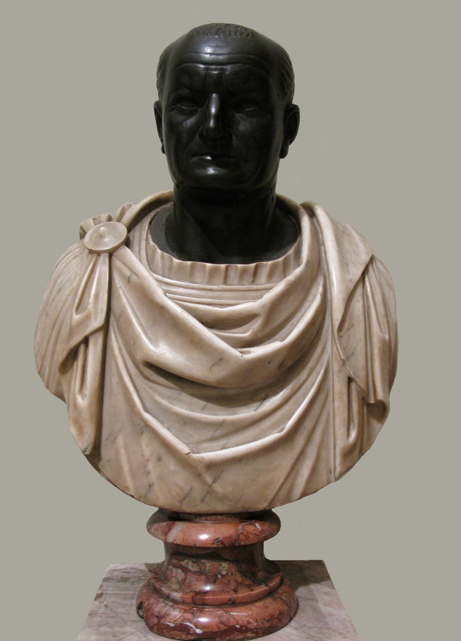 ウェスパシアヌスの胸像、1st H. 1st cen。広告 作： 不明