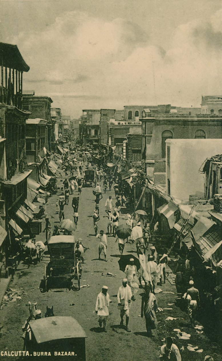 カルカッタ。ブラバザール、1910年。 作： 不明