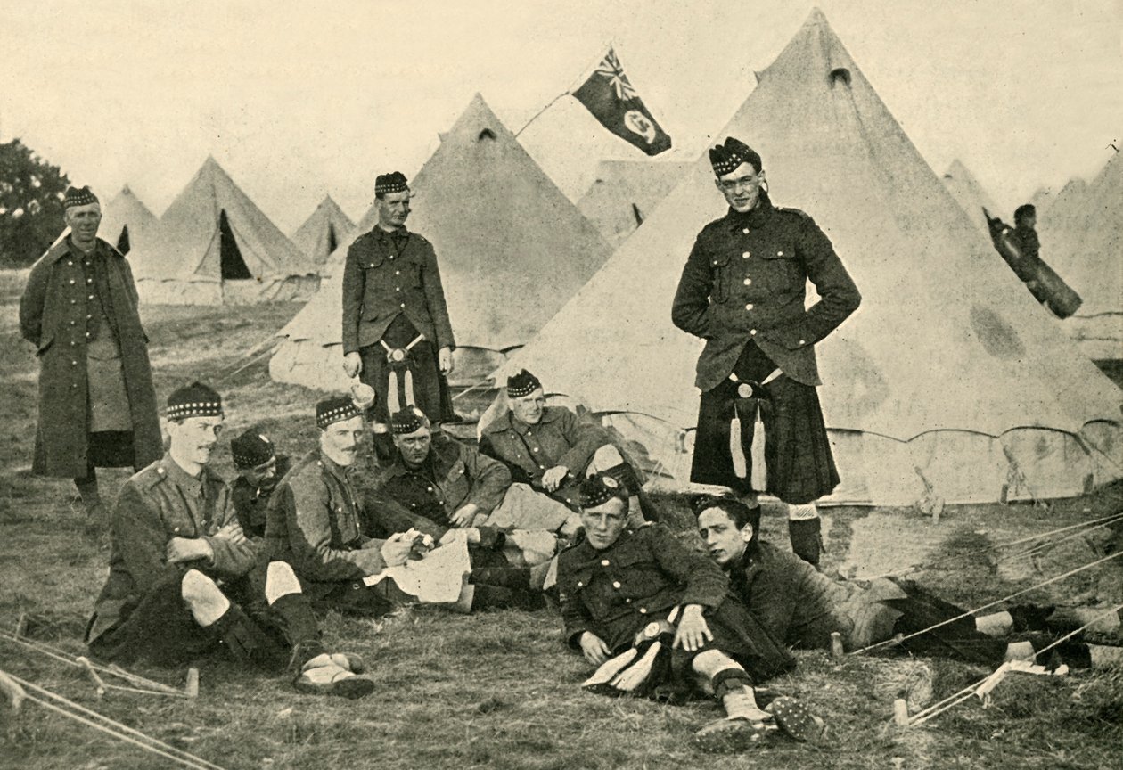 カナダの兵士、第一次世界大戦、1914、c1920。 作： 不明