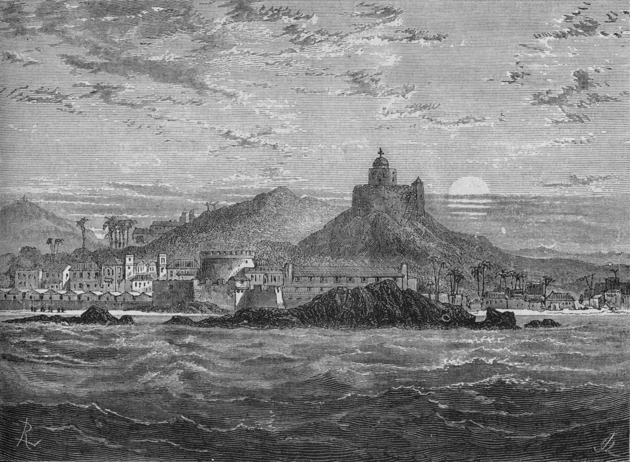 ケープコースト城、c1880 作： 不明