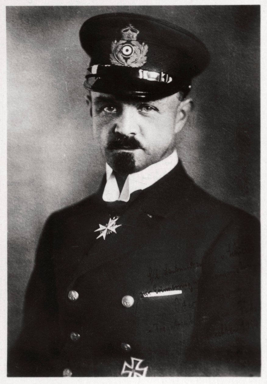 キャプテンピーターストラッサー、ドイツの飛行船艦隊司令官、第一次世界大戦、1916〜1918 1933 作： 不明