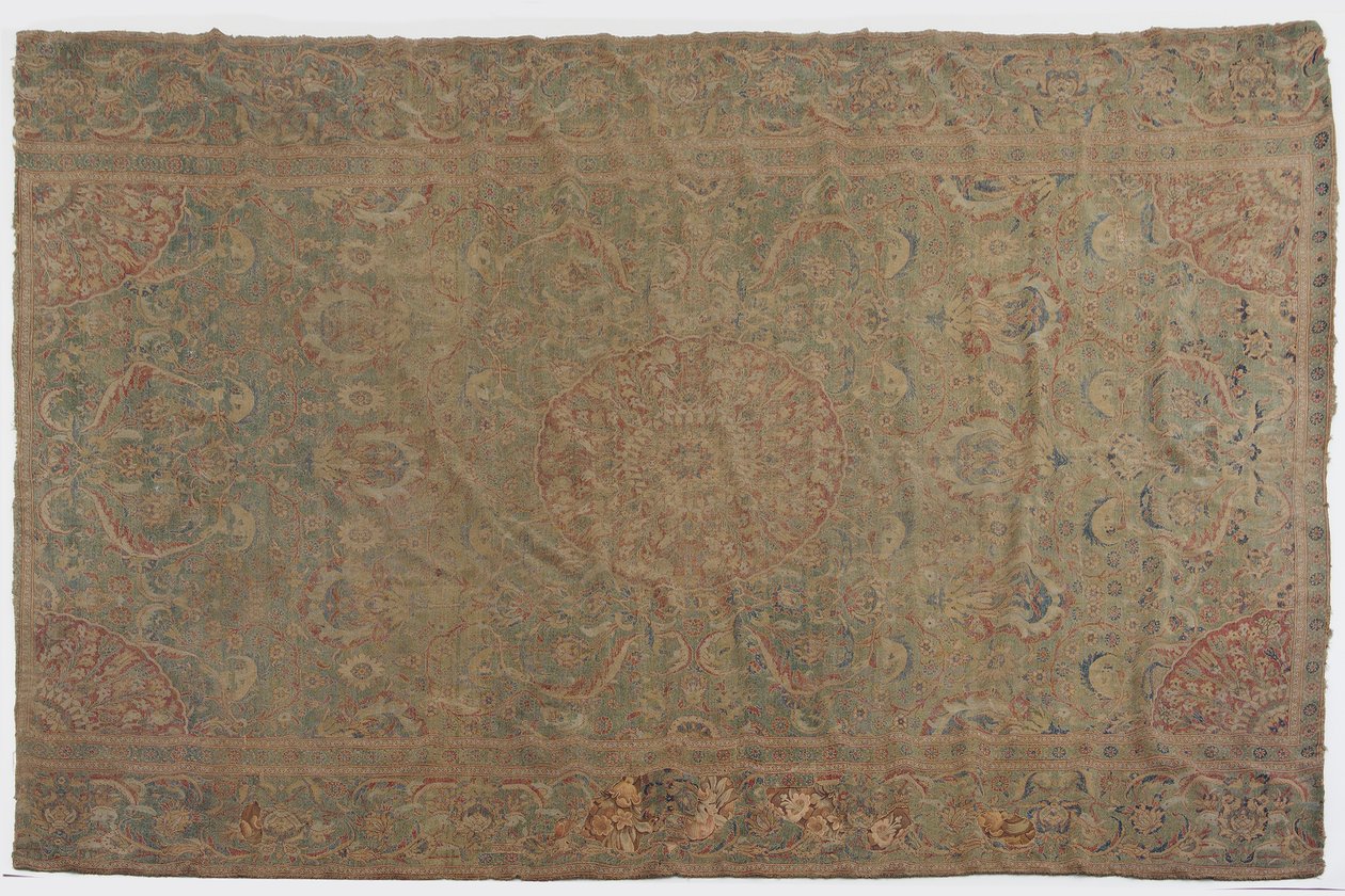 カーペット、1650-1700。 作： 不明