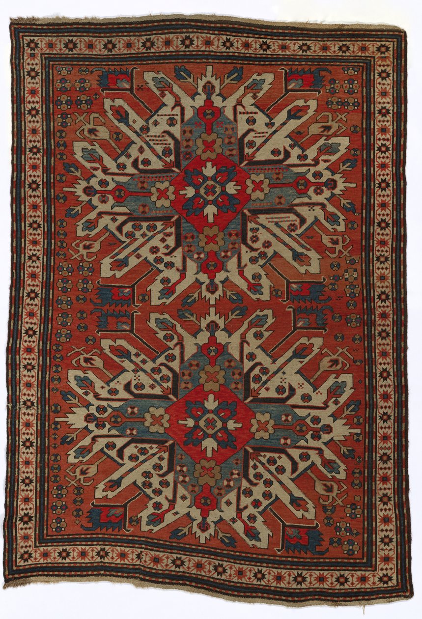 カーペット、1800-1850。 作： 不明