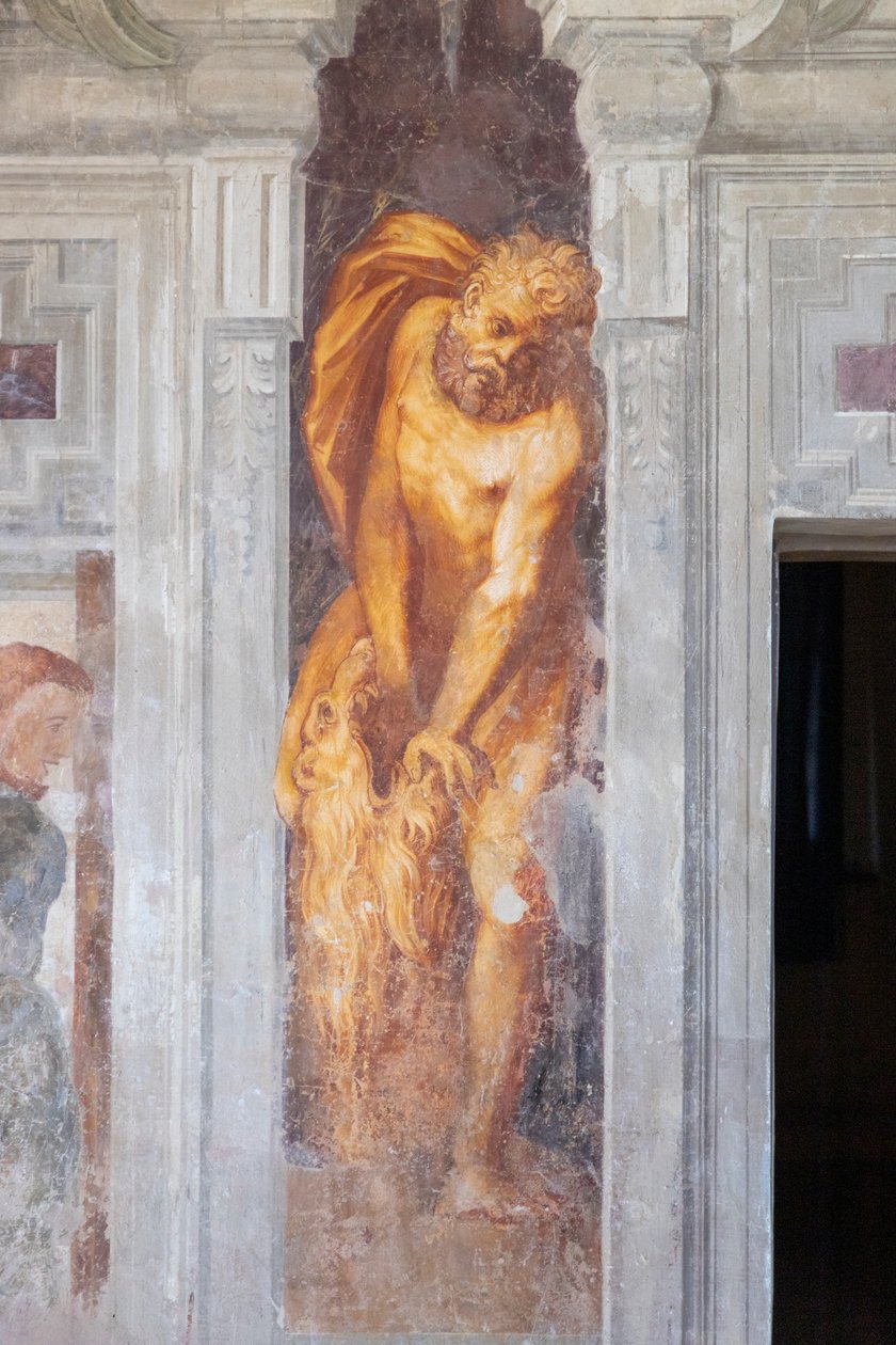 Castello di Torrechiara, Salone dei Giocolieri, Parma, Emilia Romagna, Italy, 2020 (写真) 作： 不明