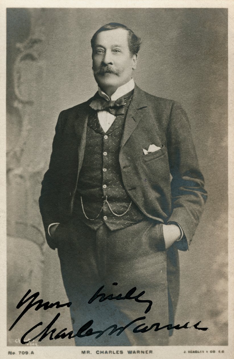 チャールズワーナー、英語俳優、c1890-c1909 作： 不明