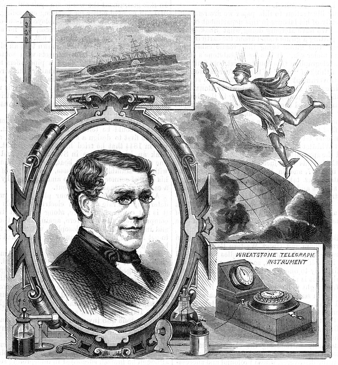 チャールズウィートストーン1802-1875、イギリスの物理学者、1882年 作： 不明