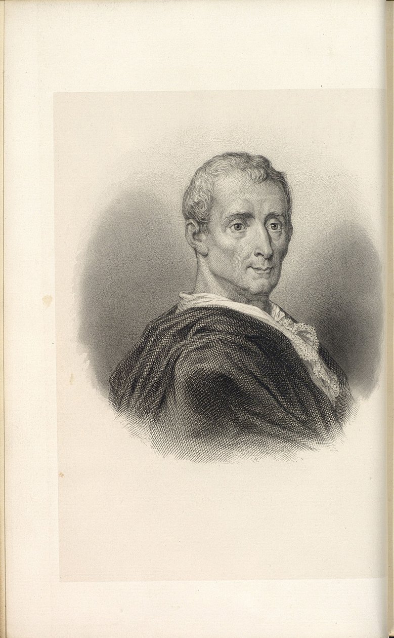 シャルル・ド・セコンダ、バロン・ド・モンテスキュー1689-1755 作： 不明