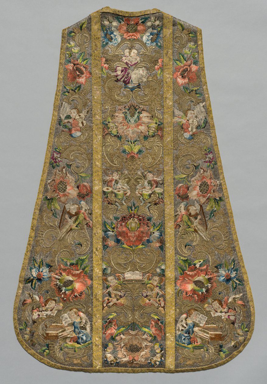 Chasuble、1675-1699。 作： 不明