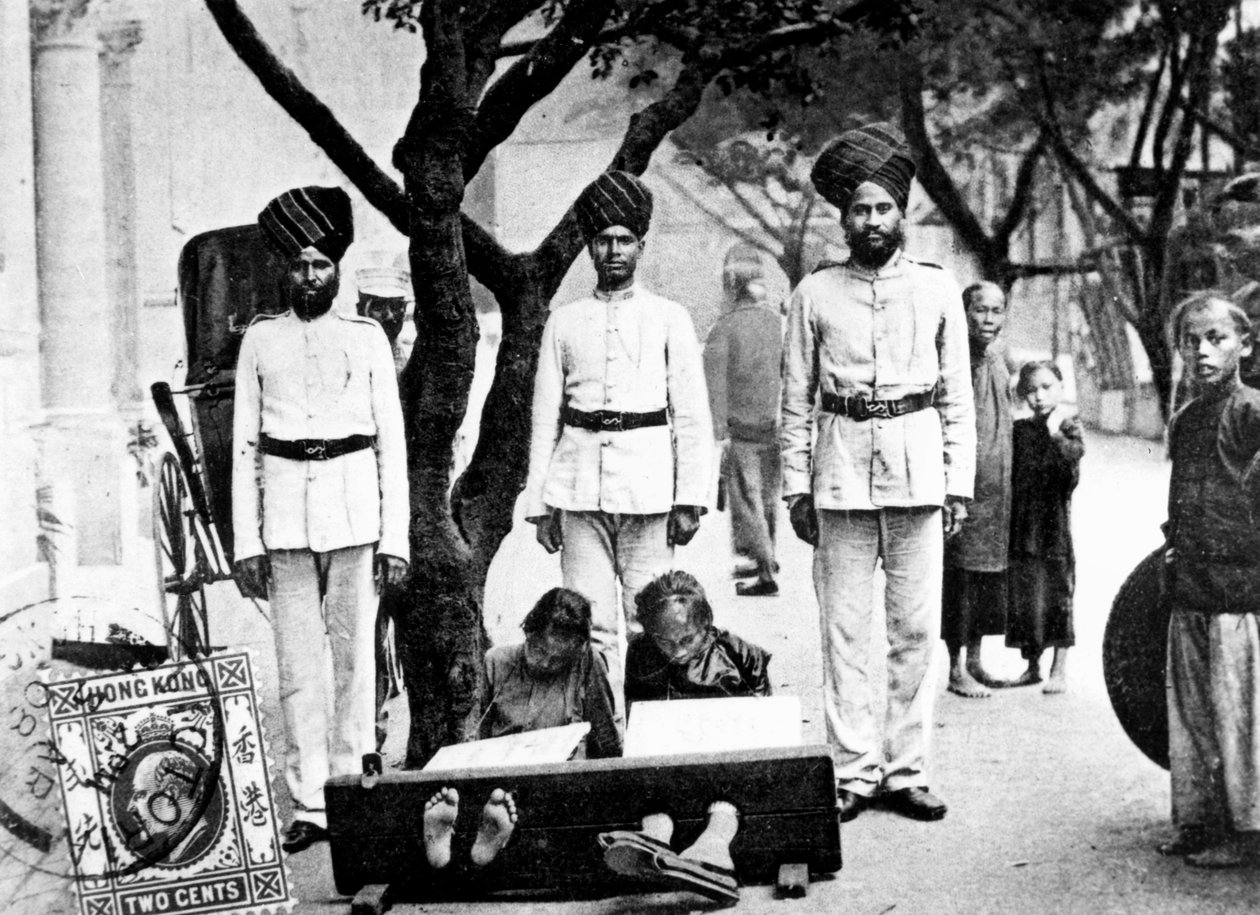 在庫の子供、香港、1908 作： 不明
