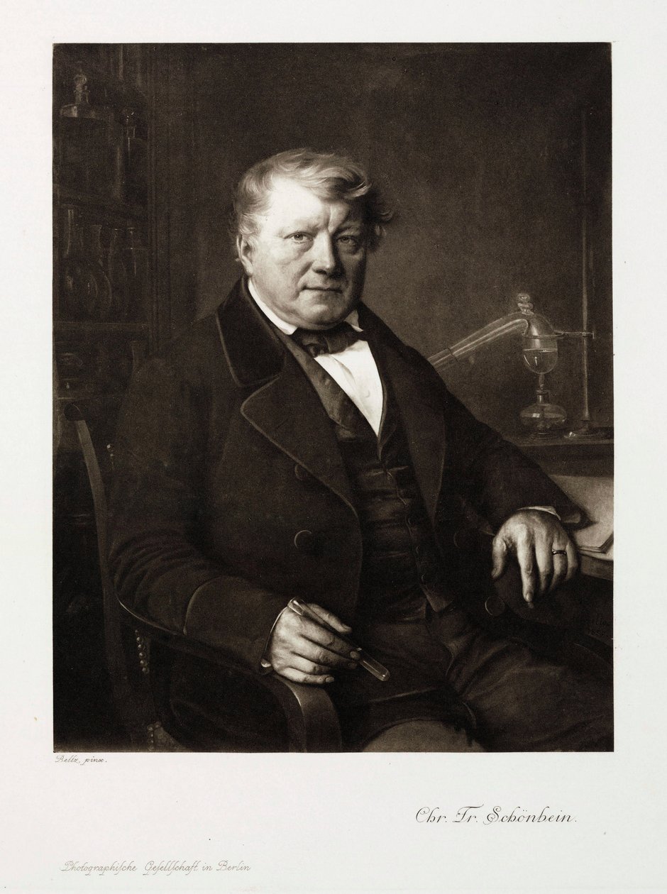 クリスチャン・フリードリッヒ・ションバイン、ドイツの化学者、1860年頃