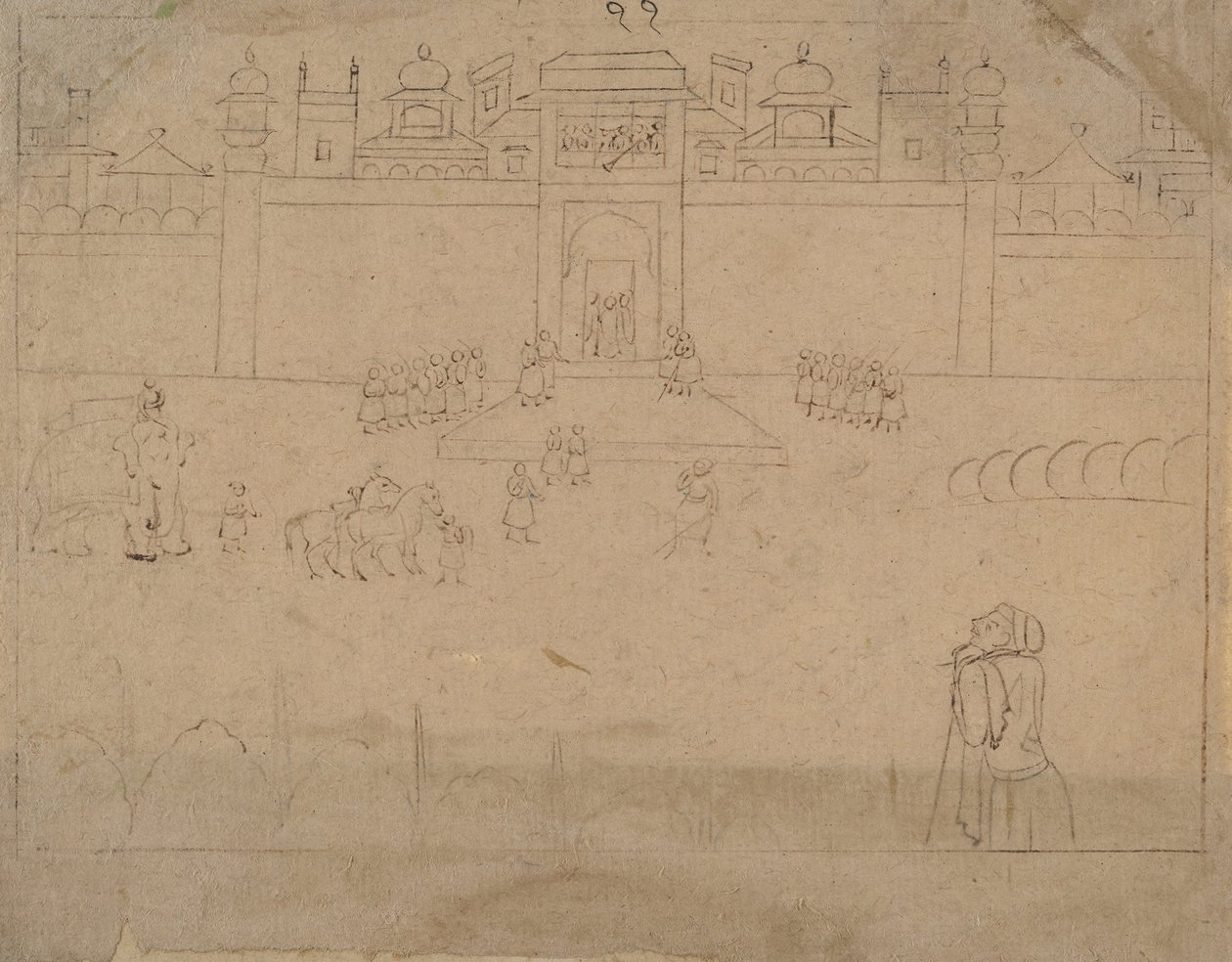 都市の風景 19世紀 作： 不明