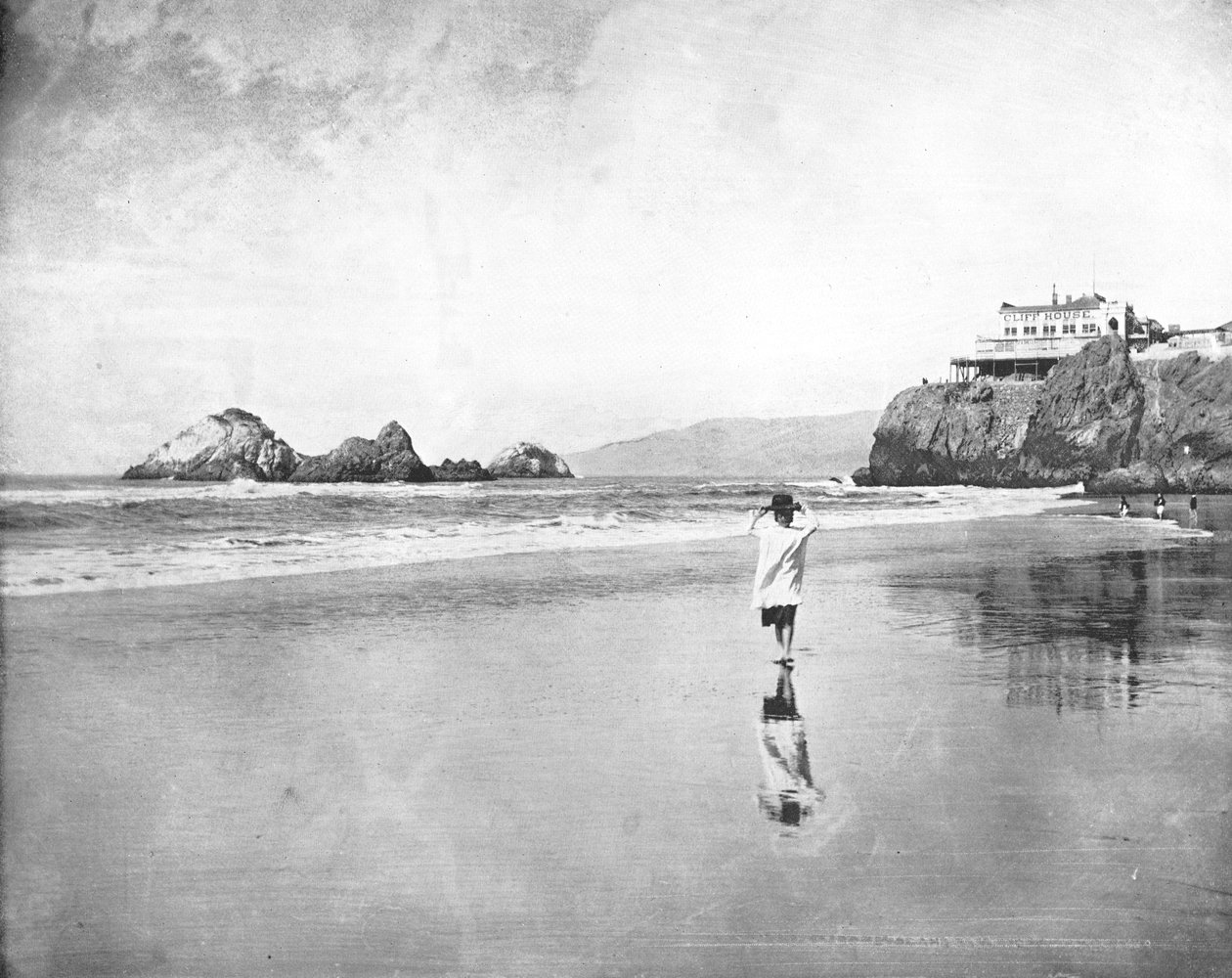 クリフハウスとシールロックス、サンフランシスコ、米国カリフォルニア州、c1900。 作： 不明