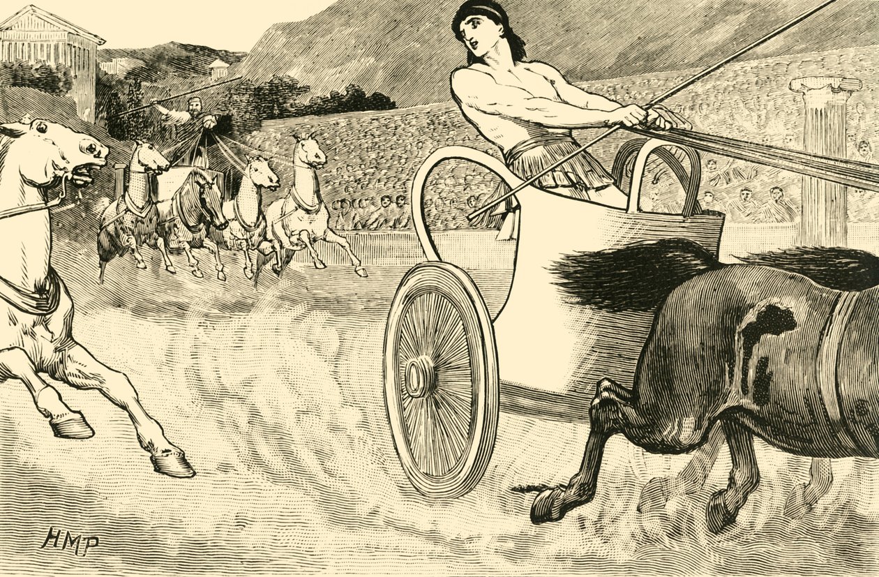 1890年のオリンピックでのクリステネス。 作： 不明