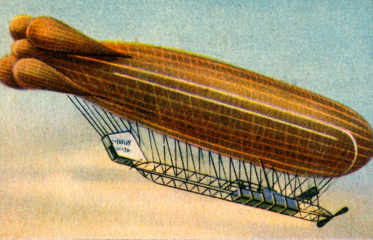 クレメントバヤード1号飛行船、1908年、1932年。 作： 不明