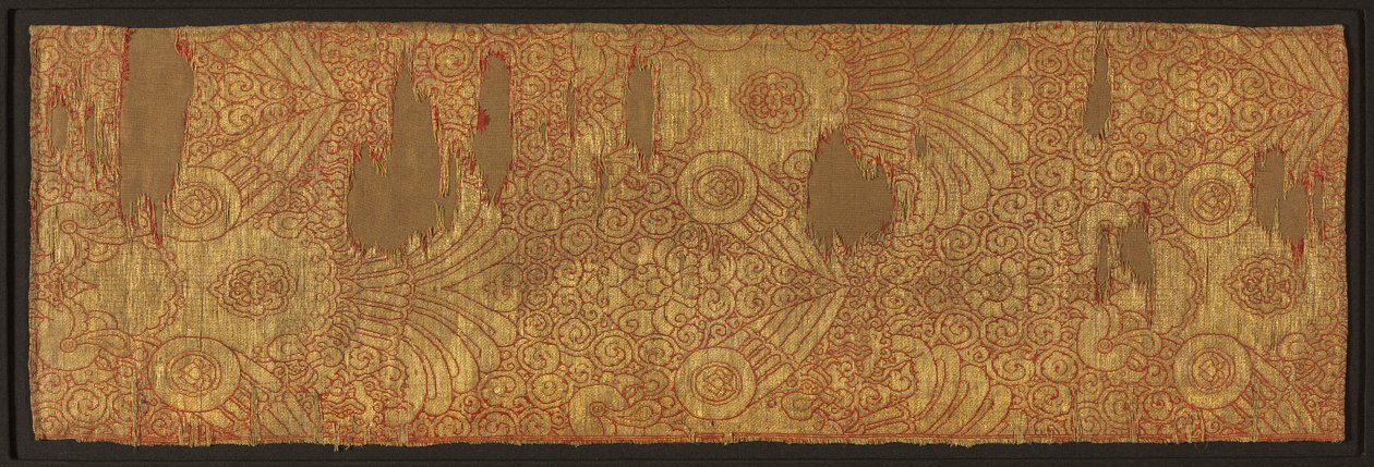 布地：1200年代半ばに展示されたファルコン。 作： 不明
