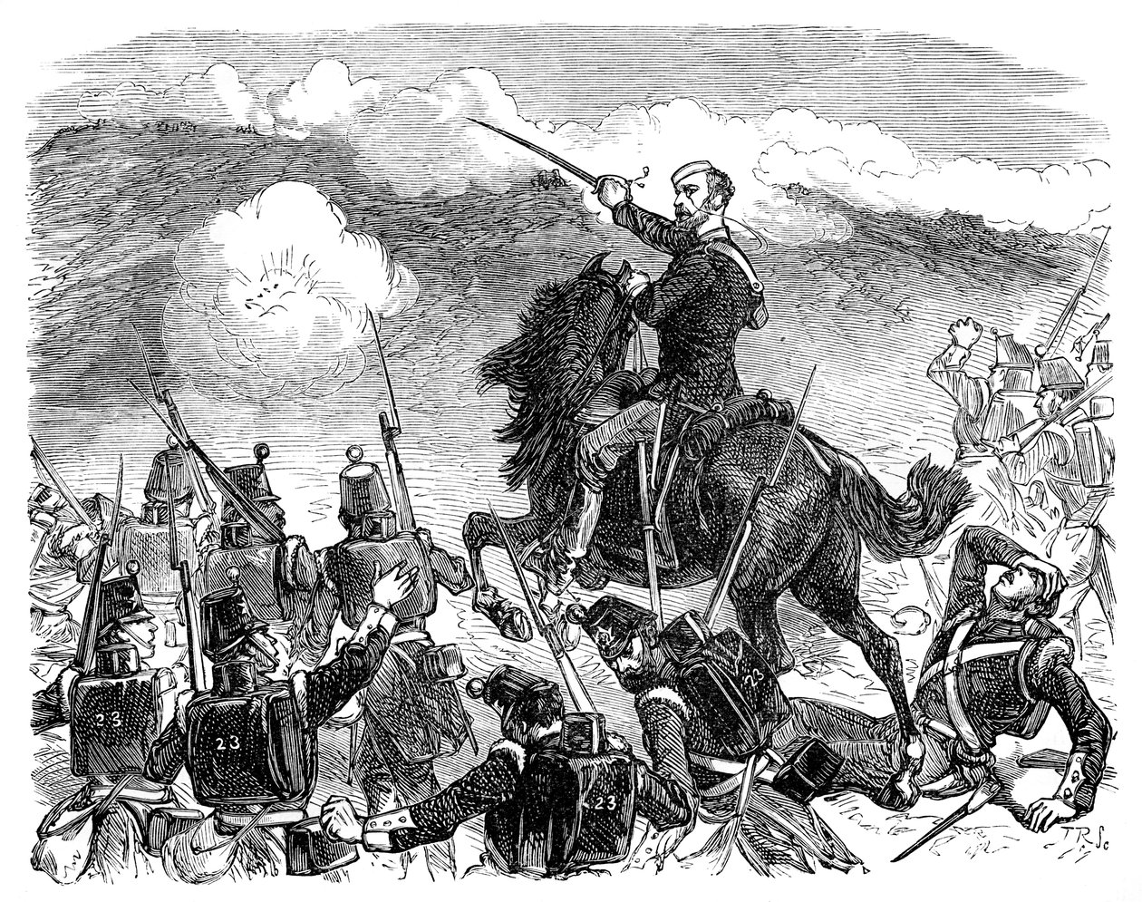 アルマの戦い、クリミア戦争、1850年代、1888年のコドリントン旅団 作： 不明