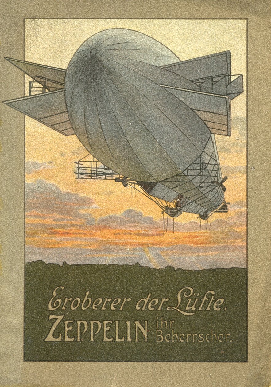 空気の征服者。ツェッペリン、1916 作： 不明
