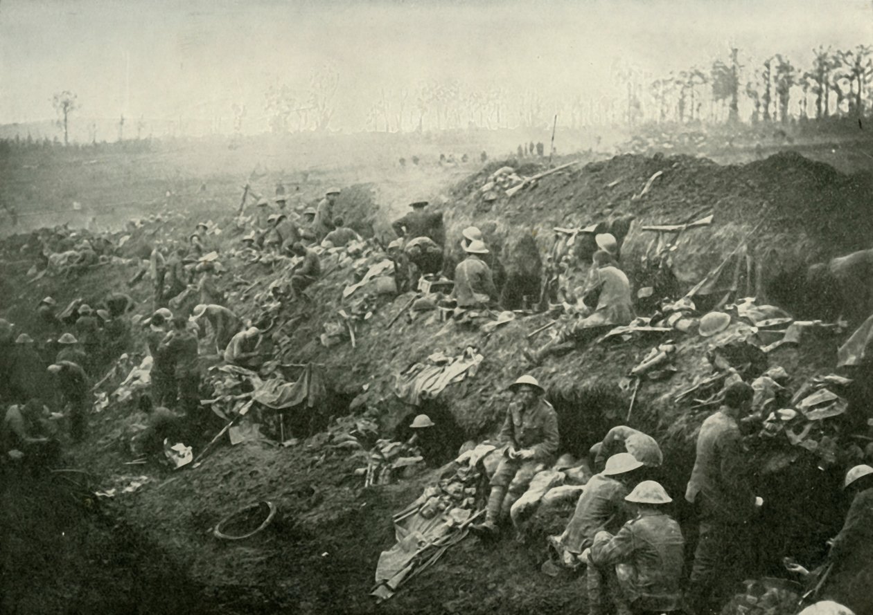 1919年、捕らえられた立場を統合する。 作： 不明