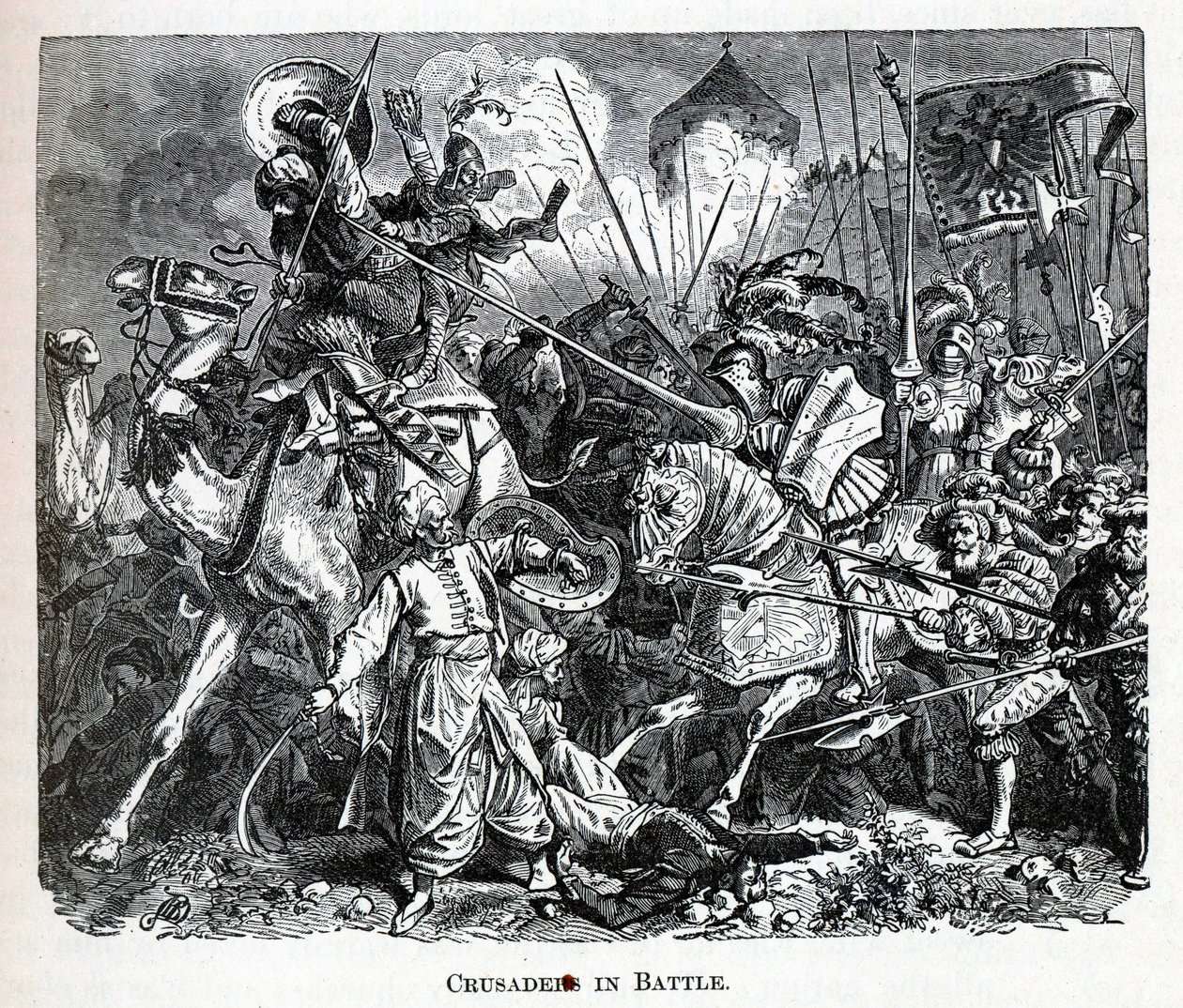 戦いの十字軍、1882 作： 不明