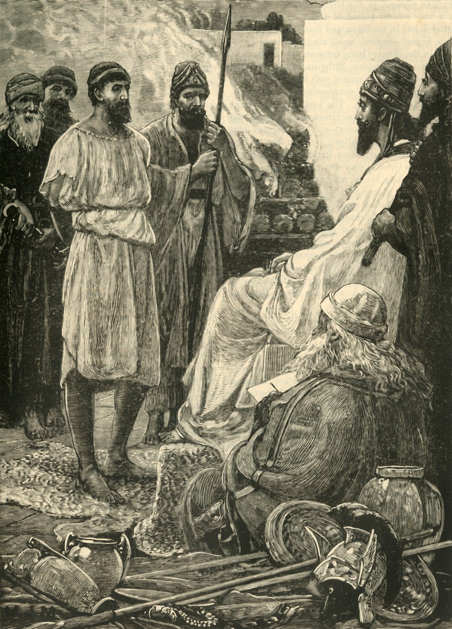 Cyrus and Croesus、1890年。 作： 不明