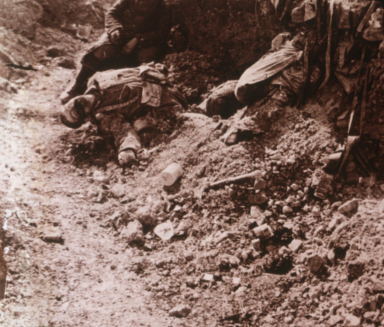 死体、フランス北部、ボセジュール、c1914-c1918 作： 不明