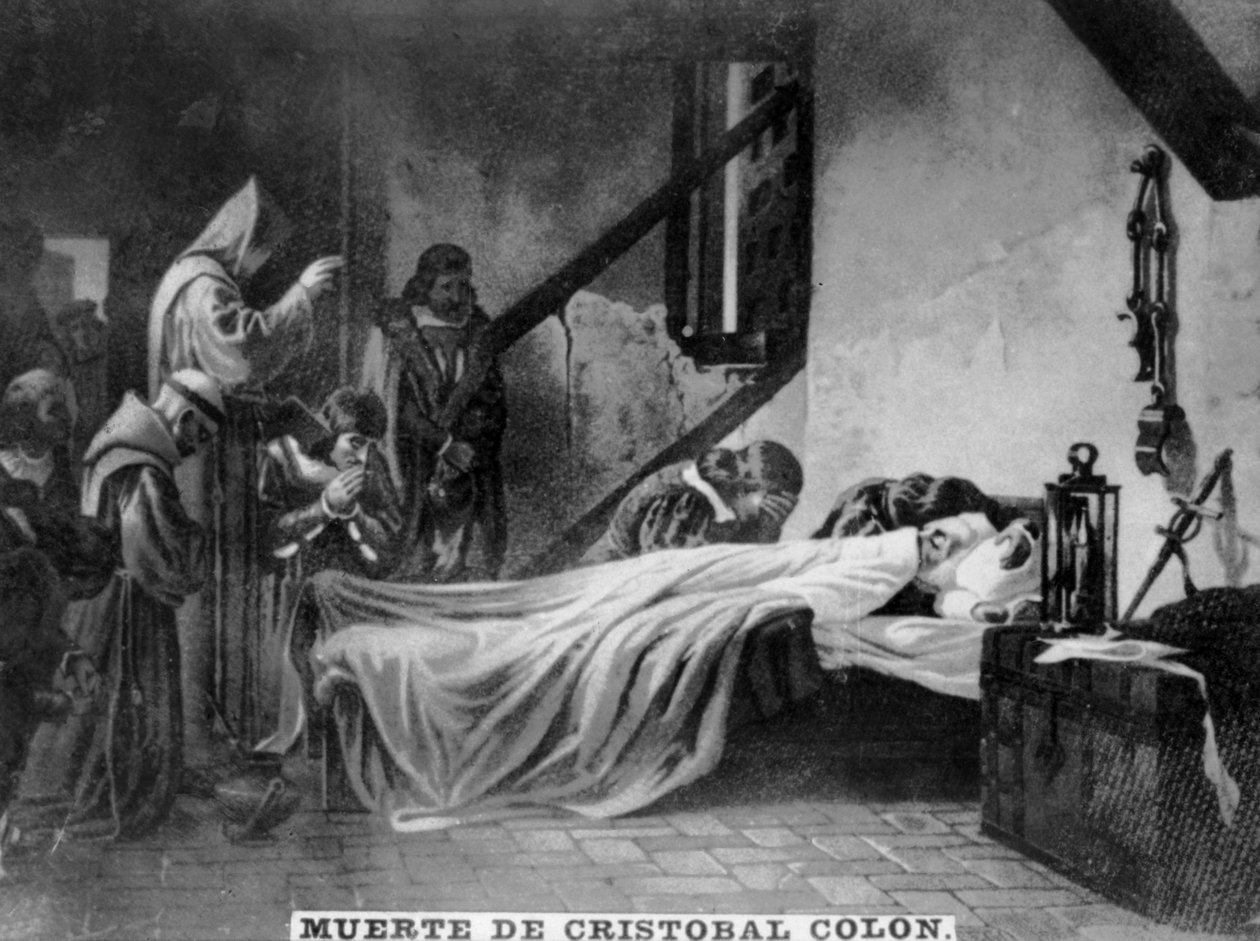 クリストファー・コロンバスの死、16世紀、1920年代 作： 不明