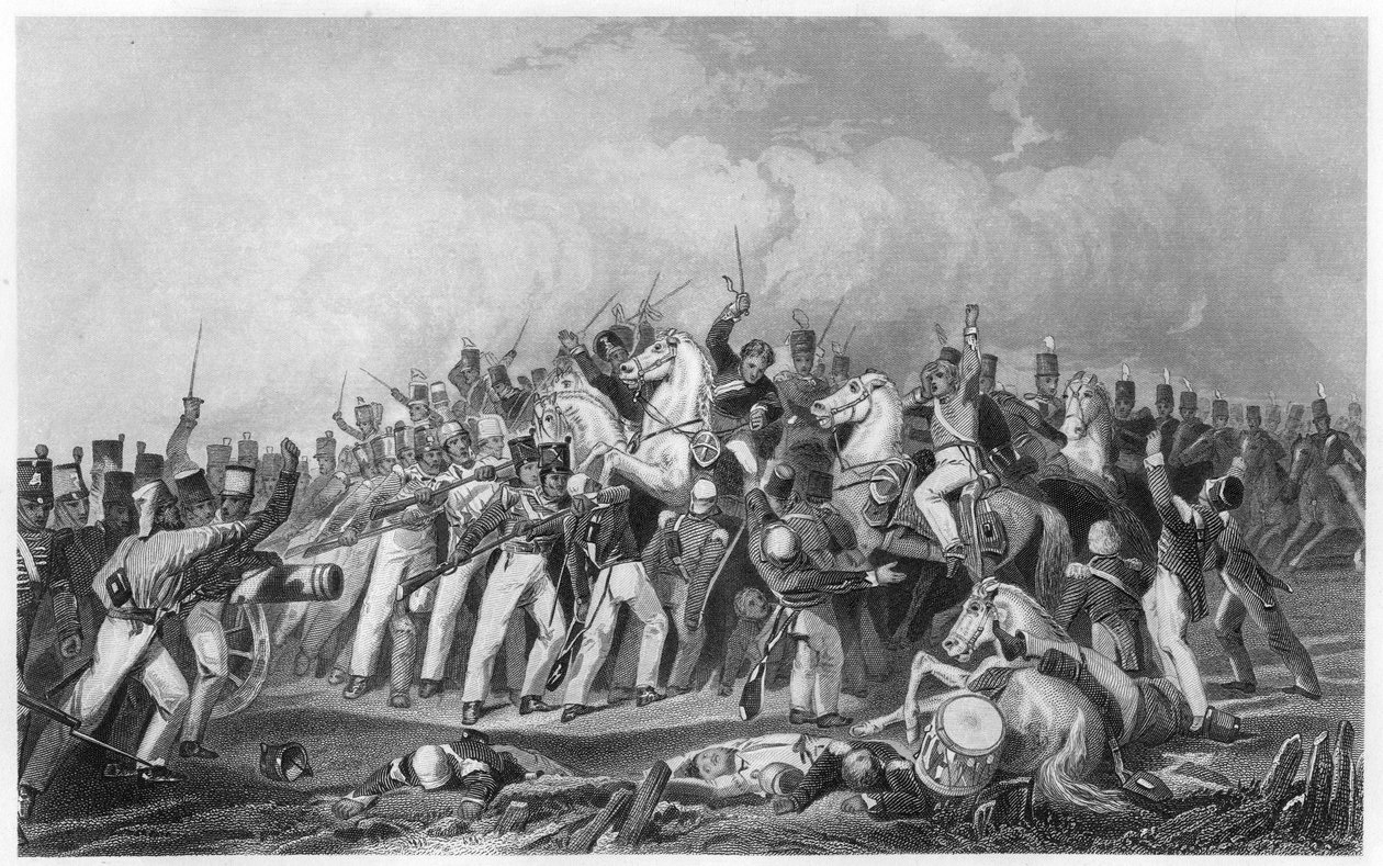ニコルソン将軍の列によるシールコートの反逆者の敗北、1857、c1860 作： 不明