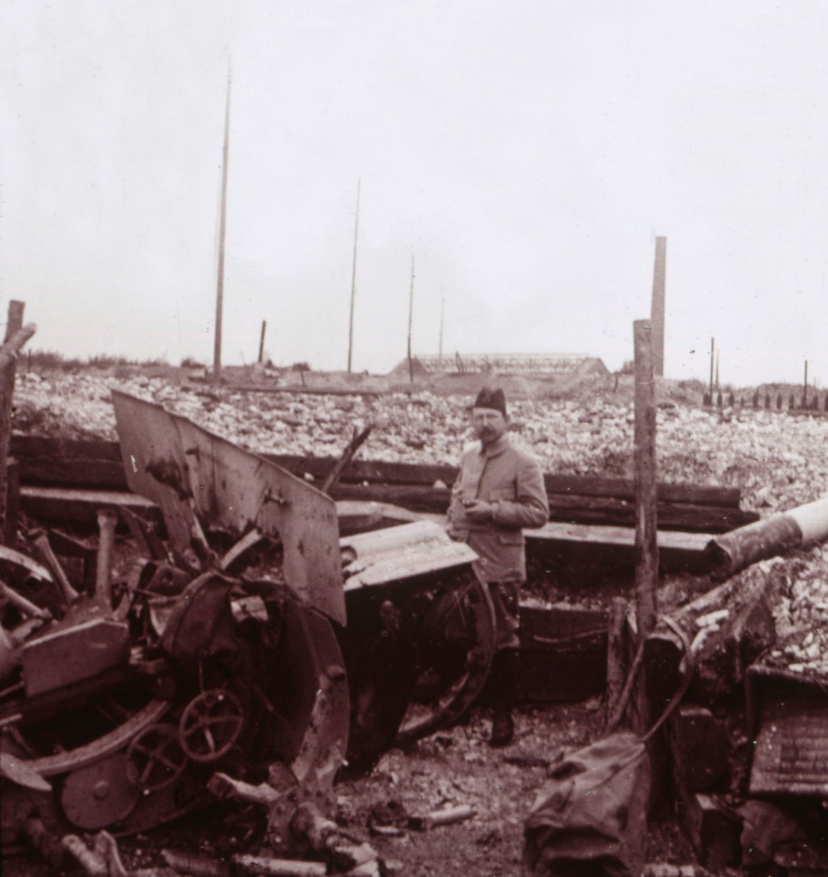 破壊、Carency、フランス北部、c1914-c1918。 作： 不明
