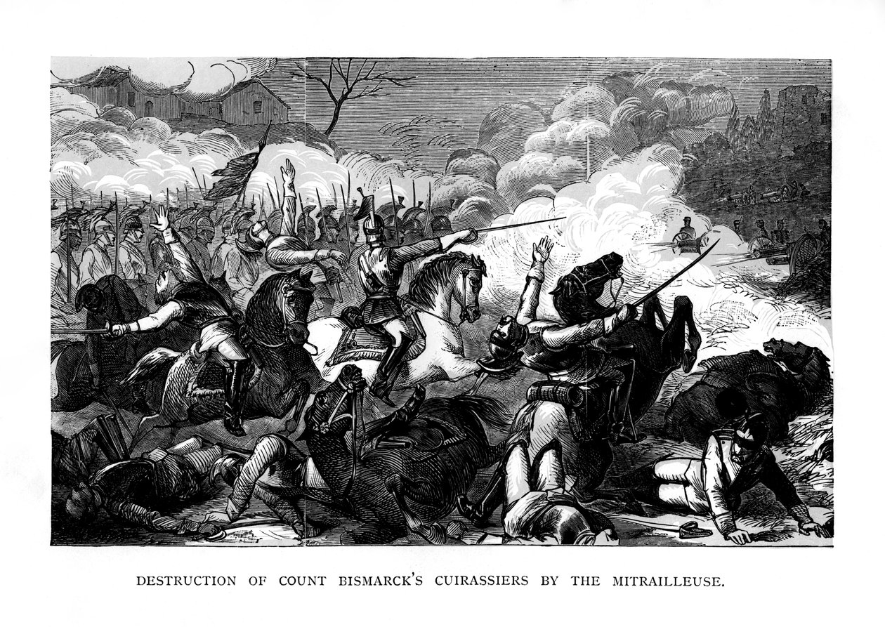 ミトレイユウスによるビスマルク伯爵キュラシエの破壊、c1870、1875 作： 不明
