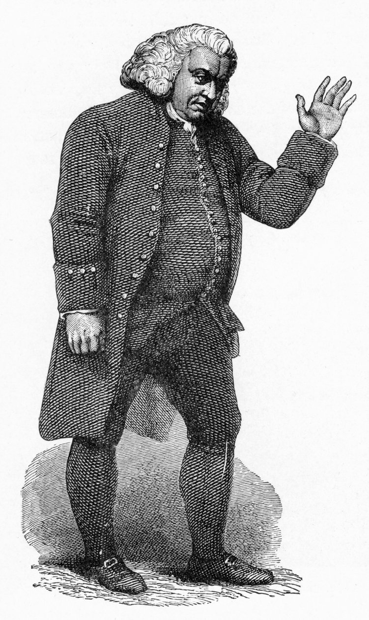ジョンソン博士、英語の手紙の男、c1780 作： 不明