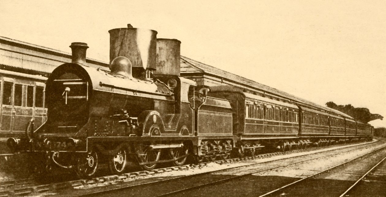 ダブリン-ベルファストエクスプレス、グレート北アイルランド鉄道、1930年。 作： 不明