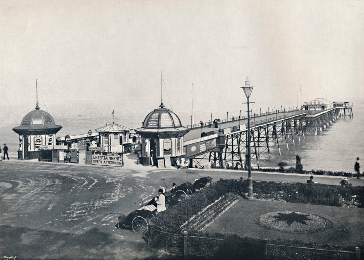イーストボーン-桟橋、1895 作： 不明