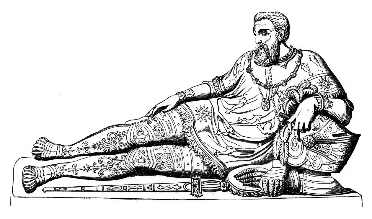 フィリップドシャボの肖像、フランス海軍大将、c1570、1870 作： 不明