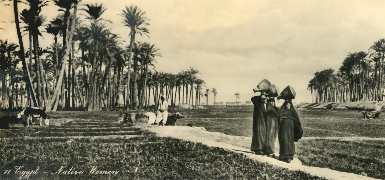 エジプト-先住民女性、c1918-c1939。 作： 不明