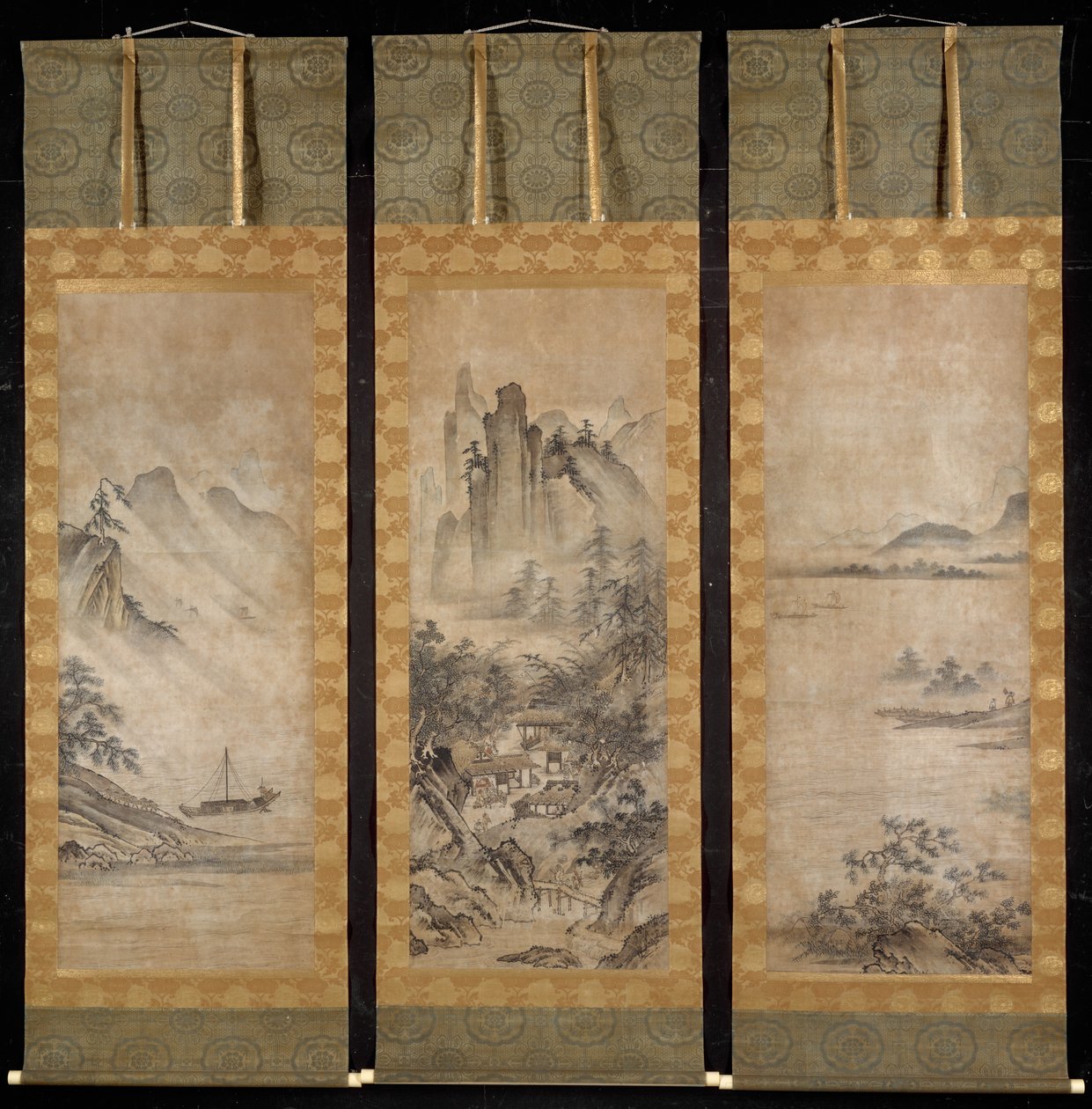 蕭河八景、16世紀。 作： 不明