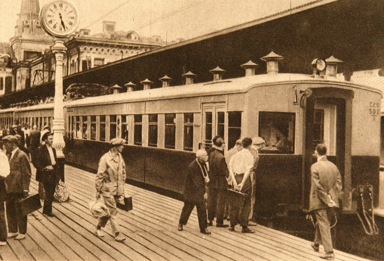 電気複数ユニット列車、モスクワ、ソ連、1920年代 作： 不明