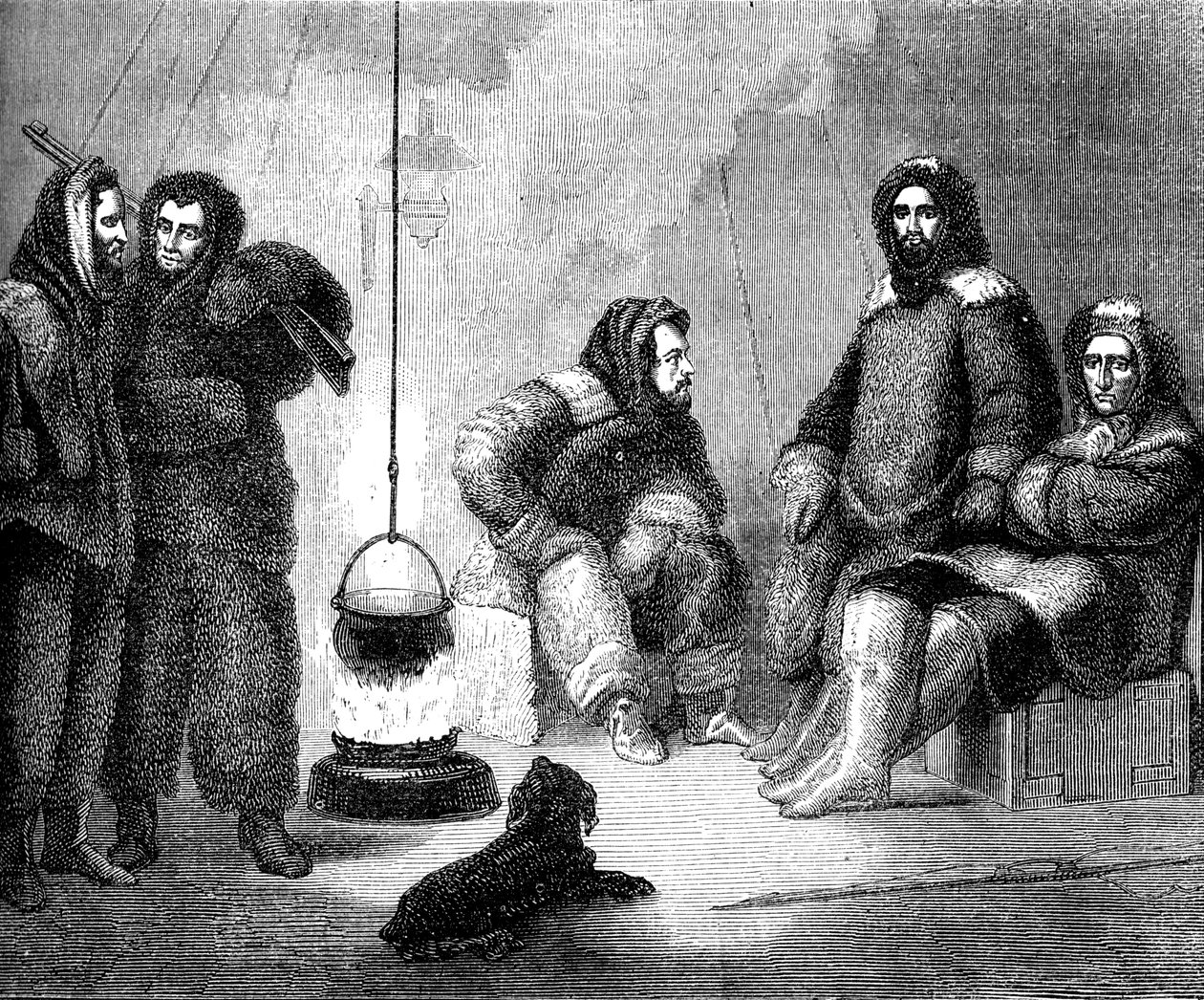 エリシャケントケインと彼の仲間、グリーンランド、c1855 c1880 作： 不明