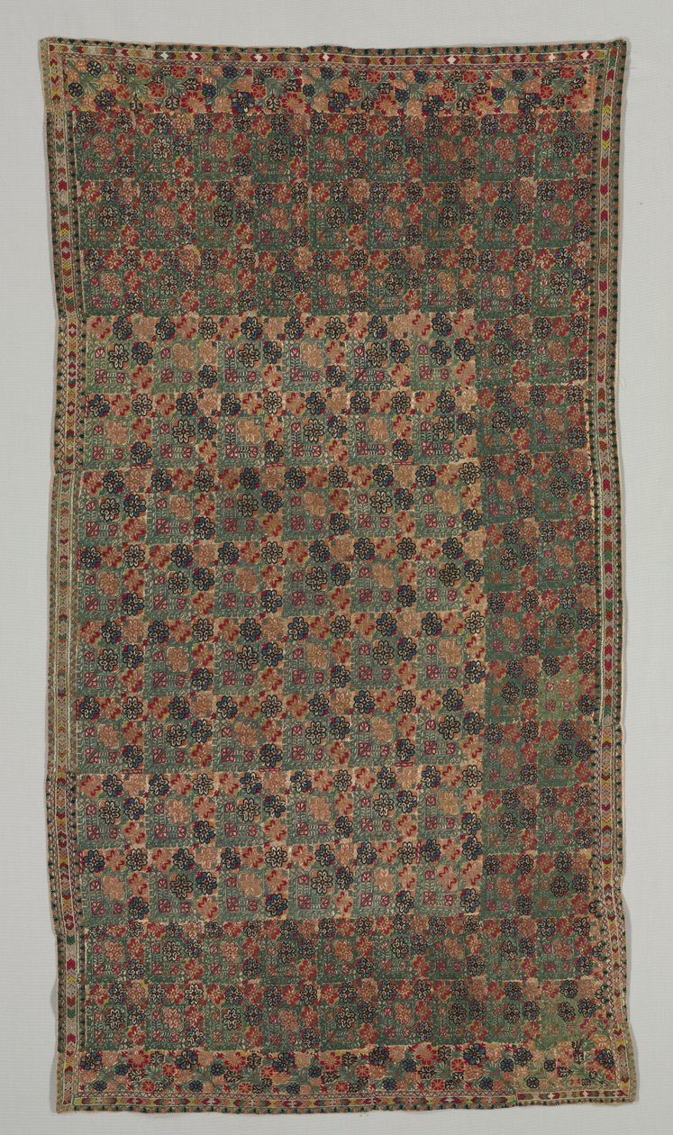 19世紀の刺繍。 作： 不明