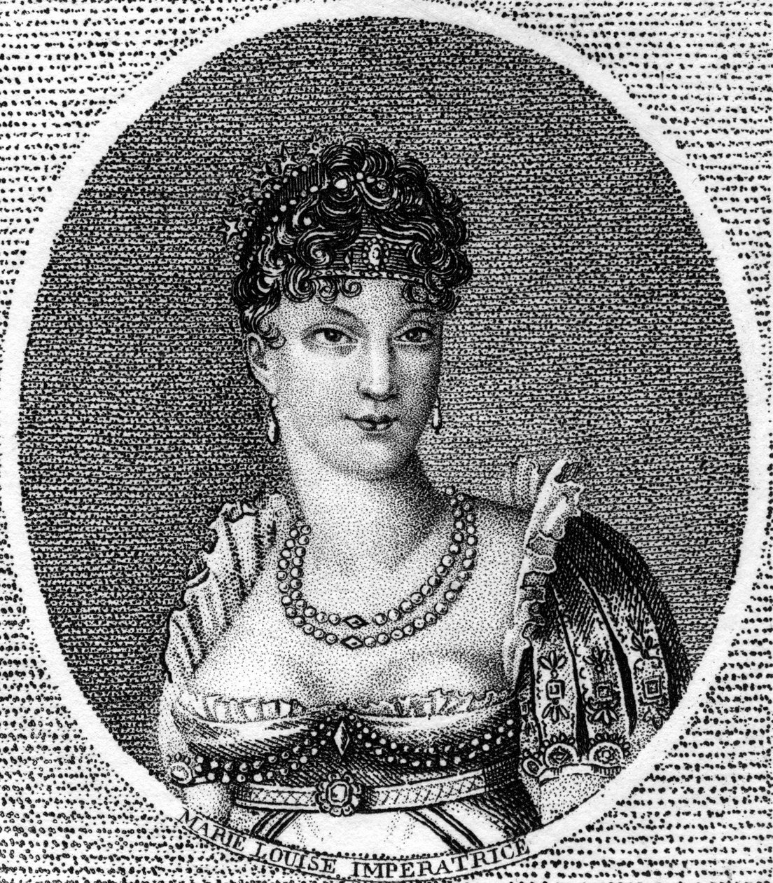 マリールイーズ皇后、フランス皇后、ナポレオンボナパルトの2番目の妻、1791年〜1847年 作： 不明