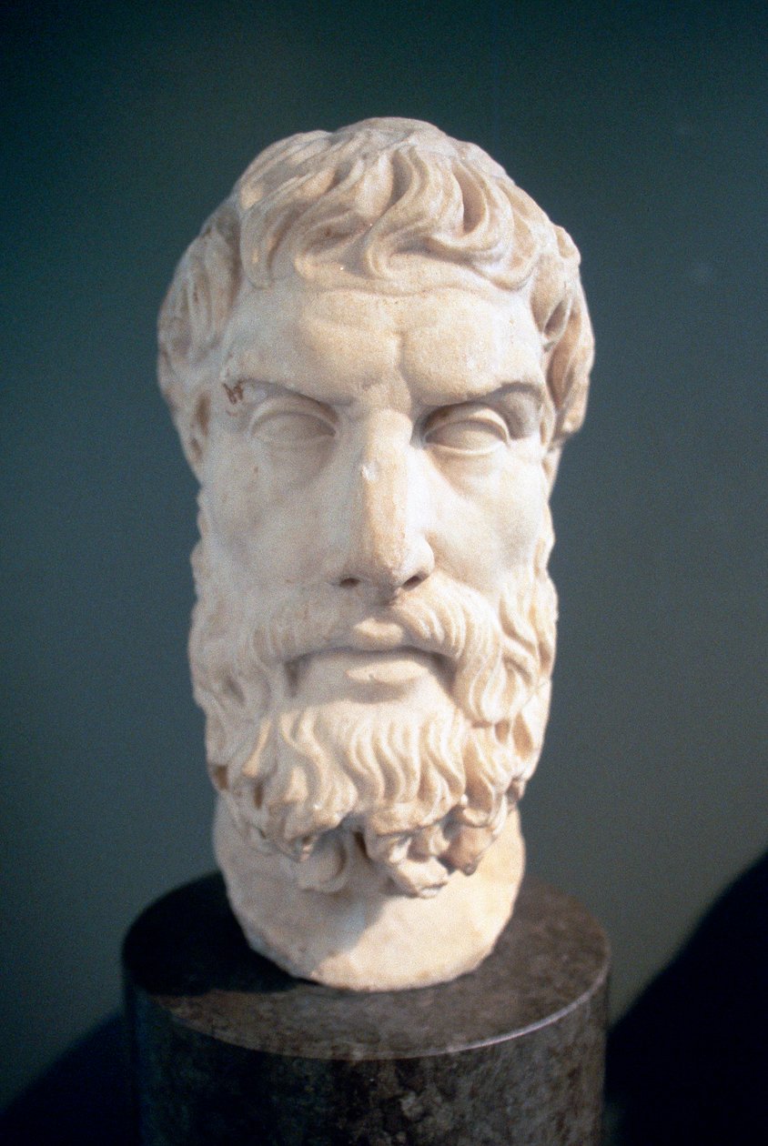 古代ギリシャの哲学者、エピクロス 作： 不明