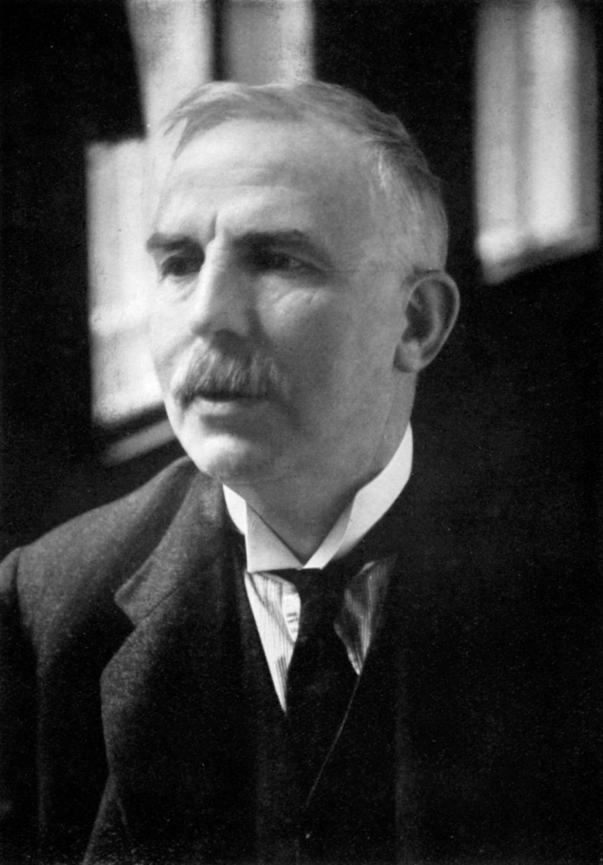 アーネストラザフォード1871-1937、ノーベル賞受賞の原子物理学者、c1908 作： 不明