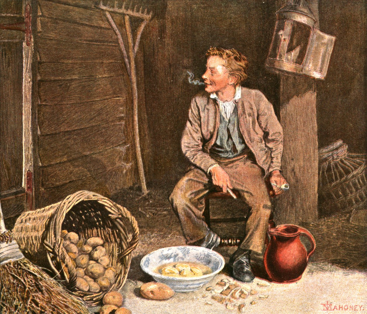 Every Inch a Man、c1900。 作： 不明