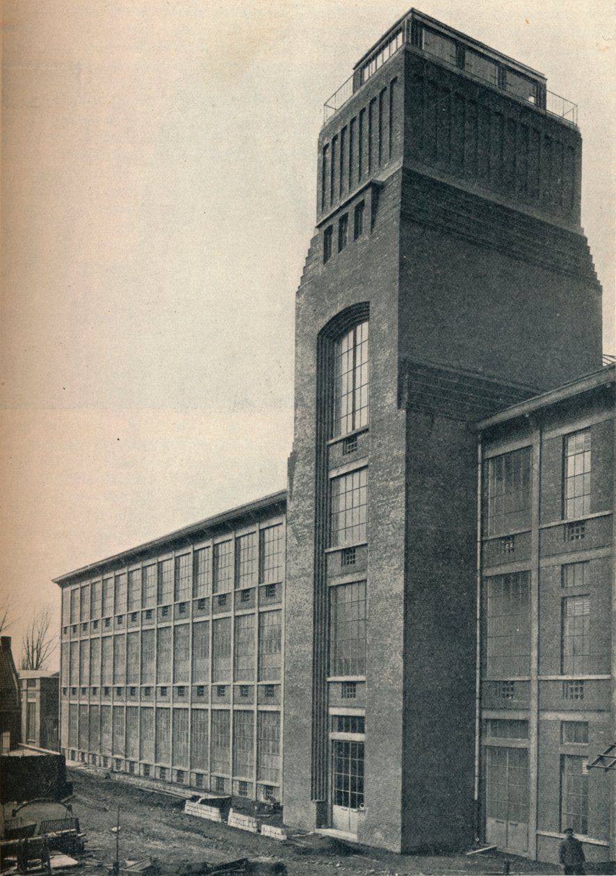 Etablissementsニコルの工場、Wambrechies Nord、建築家、Andre Granet、c1928 作： 不明