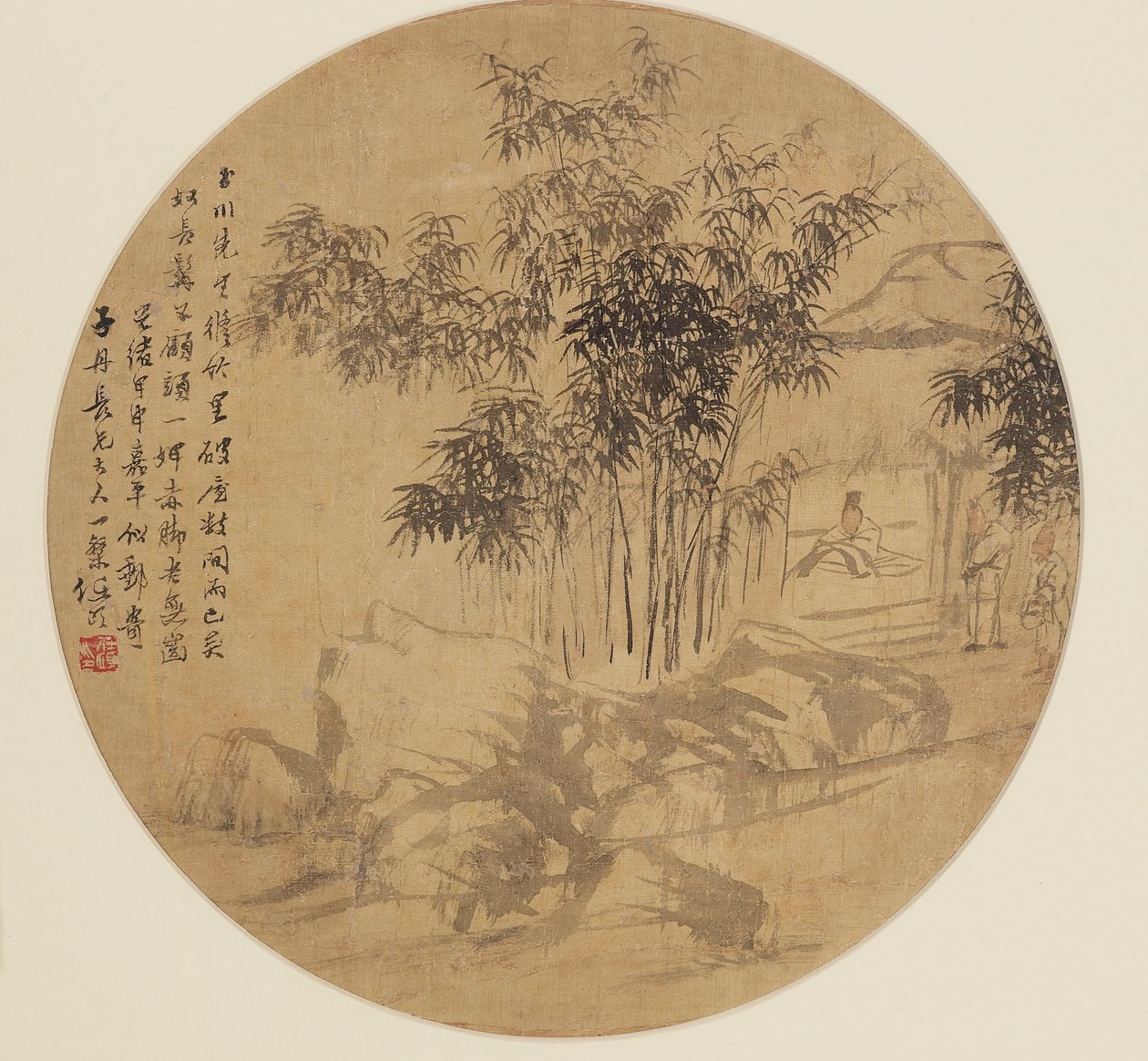 扇画 - 風景、19世紀、1801-1900年 作： 不明